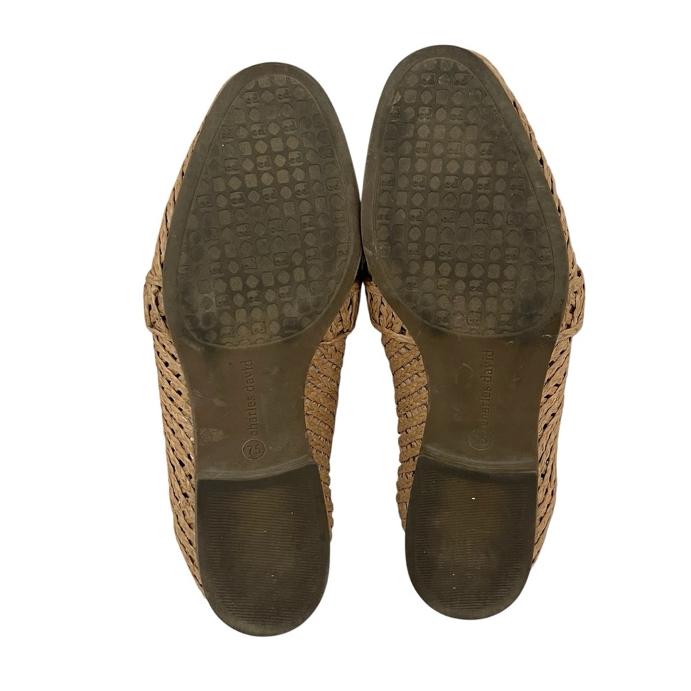 Charles David Finite Rafia Closed Toe Loafers - Picture 8 of 11